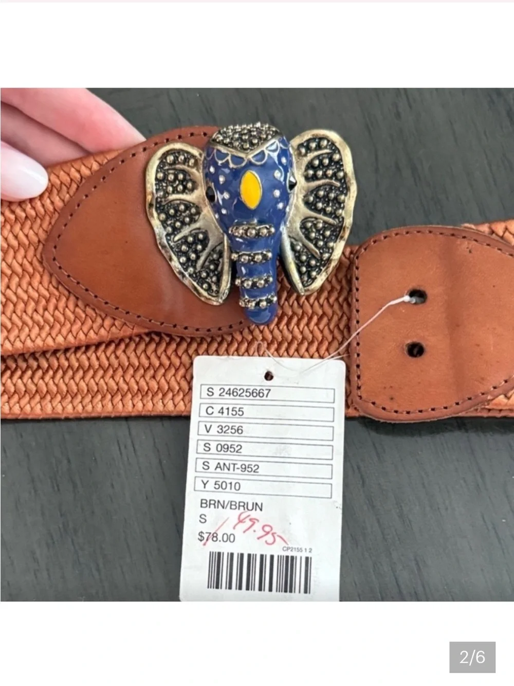 Anthropologie braided stretch